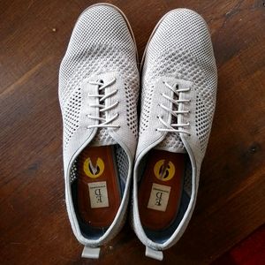 Light grey preloved Love Ellen DeGeneres slip on oxfords